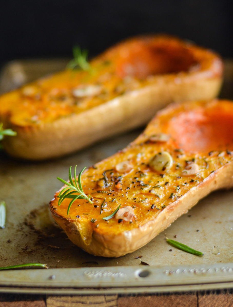 Whole Roasted Butternut Squash with Rosemary - DIY Candy