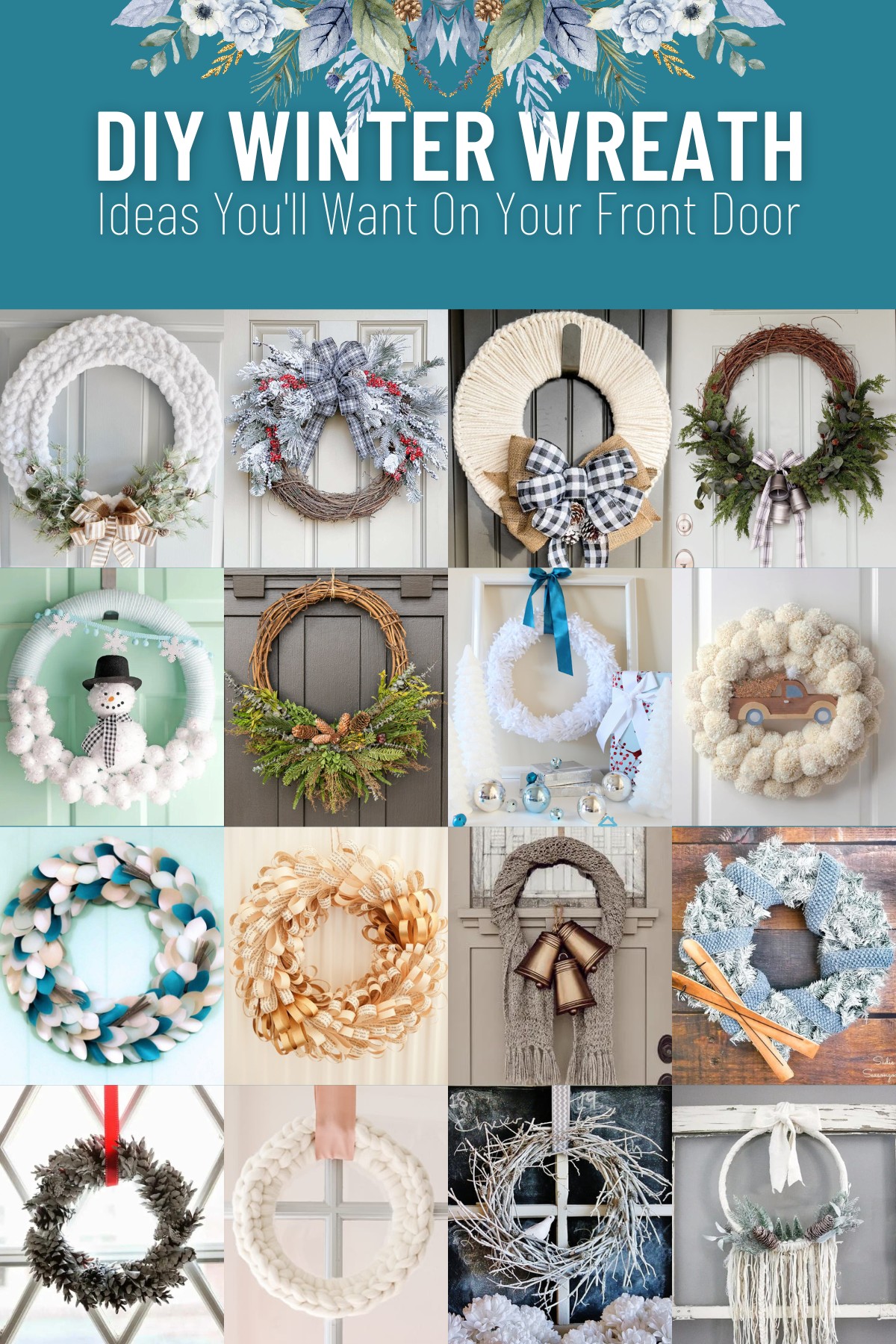 DIY Winter Wreath Ideas You'll Want on Your Front Door