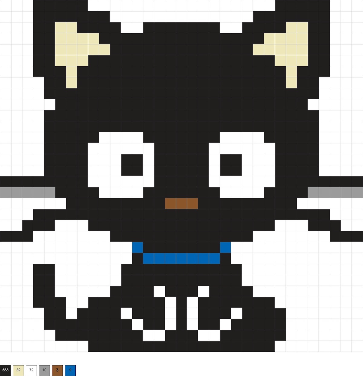 chococat perler beads