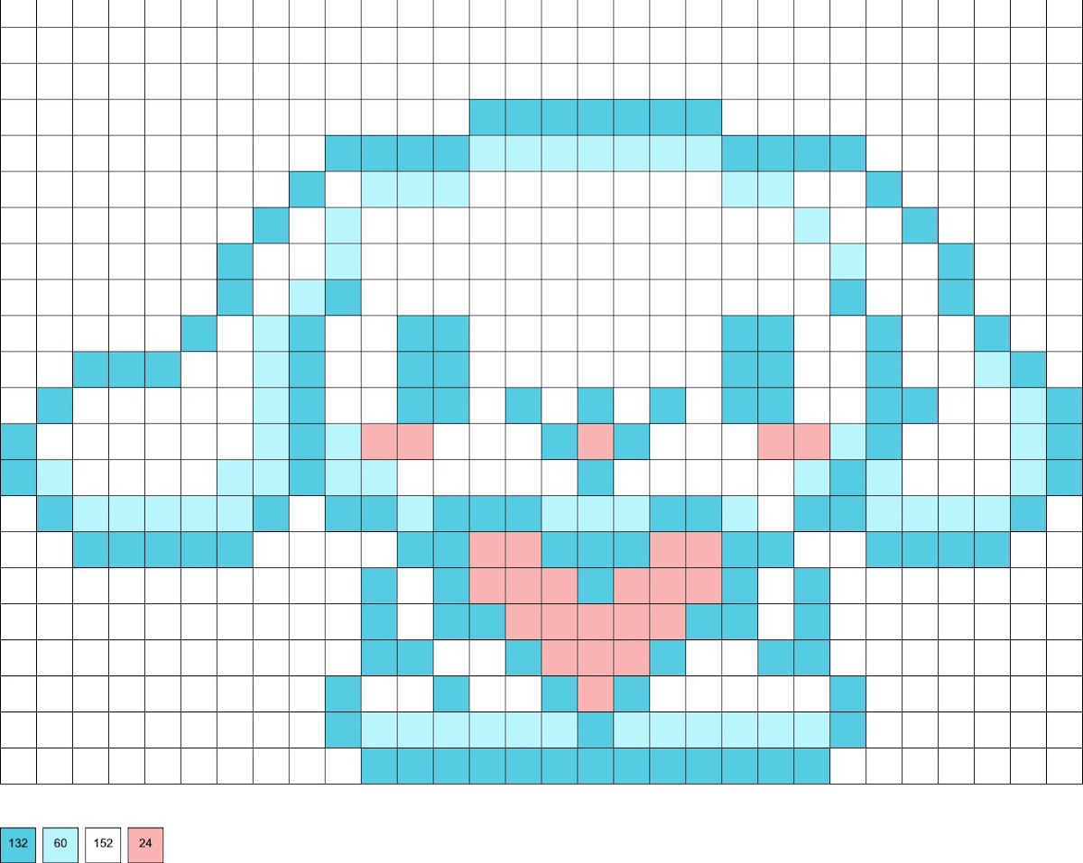 cinnamoroll perler beads