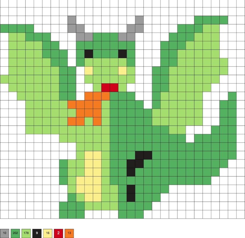 Dragon Perler Beads (20 Free Patterns!) - DIY Candy