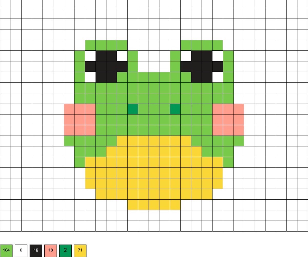 frog perler