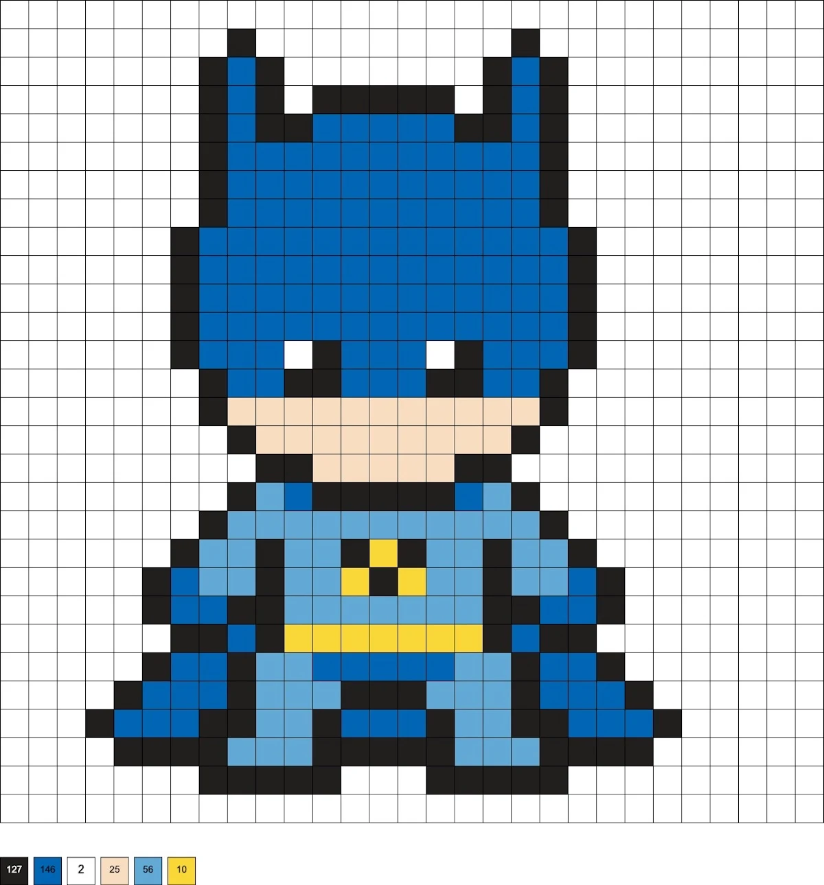 Batman Perler Beads (50+ Free Patterns!) - Artshow24