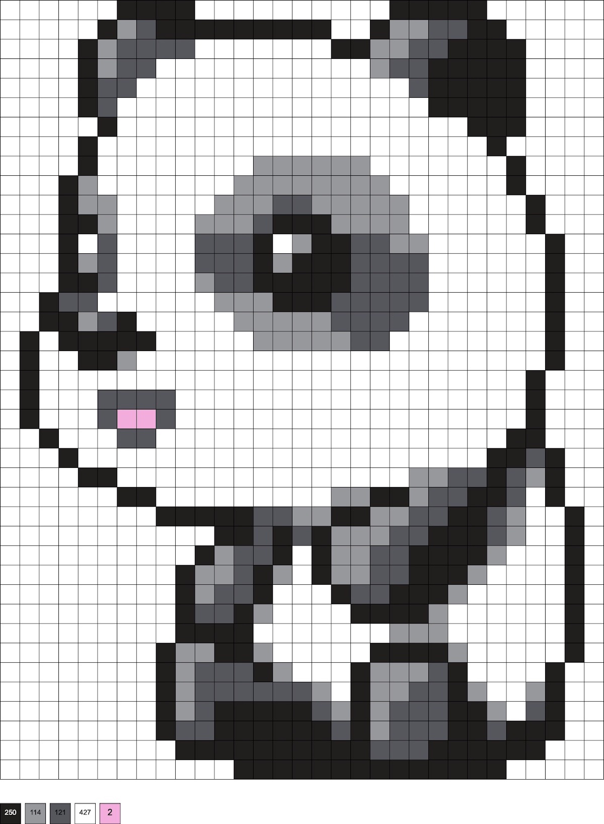 hama bead designs panda