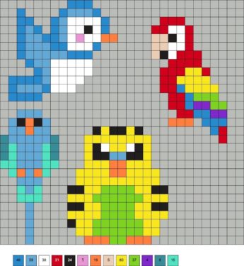 Bird Perler Beads (40+ Free Patterns!) - DIY Candy