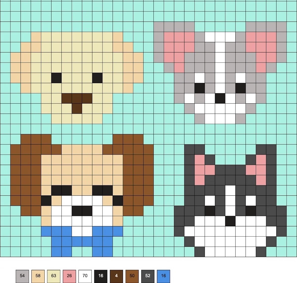 Dog Perler Beads (60+ Free Patterns!) DIY Candy