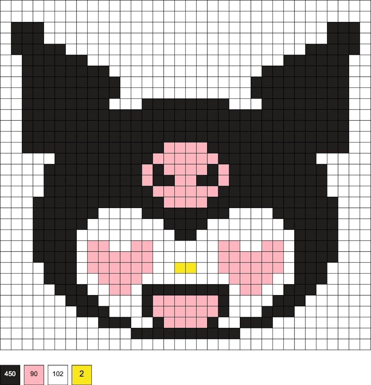 hama beads kuromi