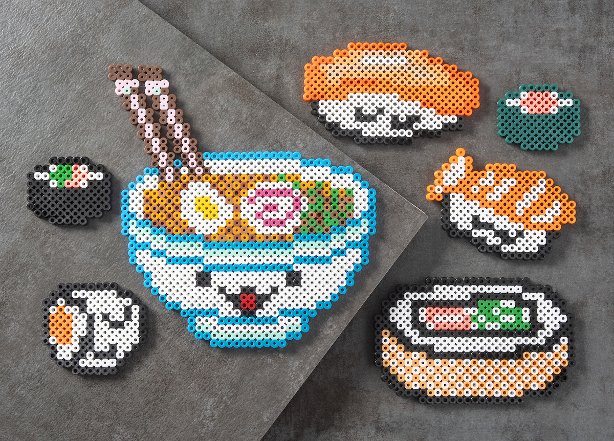 hama beads sushi