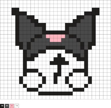 Kuromi Perler Beads (20+ Free Patterns) – Idiom Studio