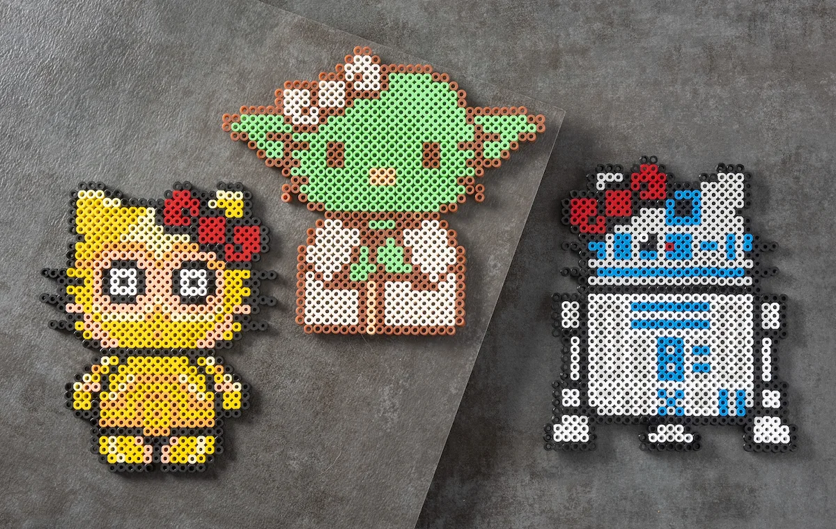 hello kitty star wars perler beads