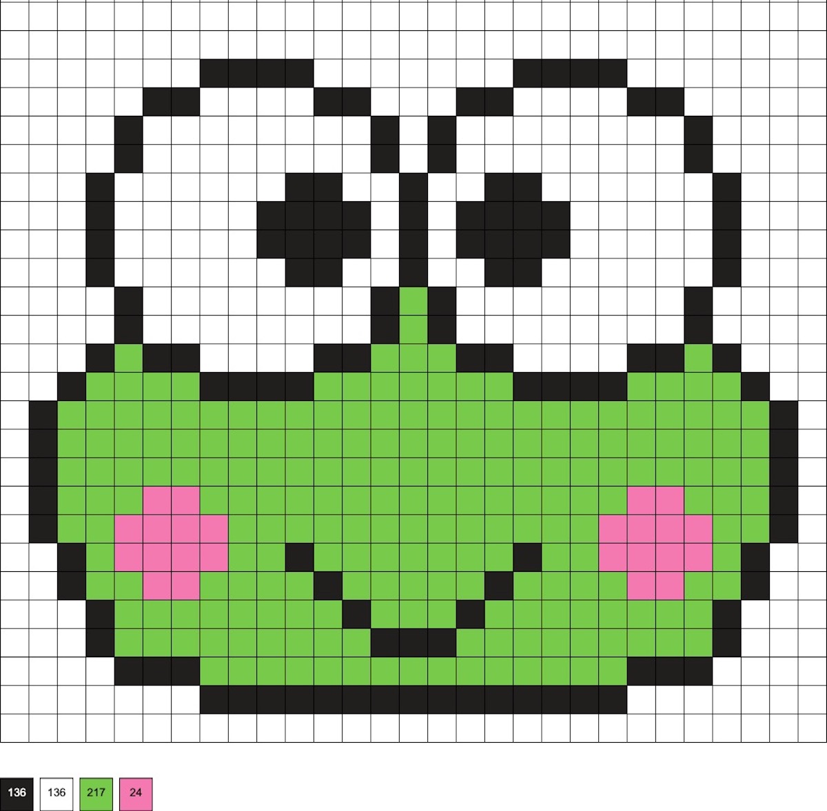 keroppi perler beads