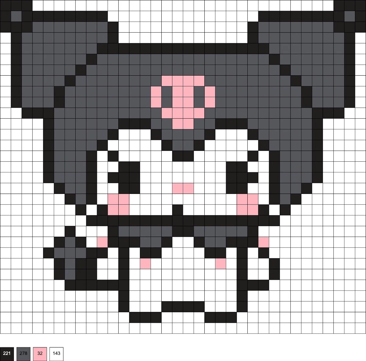 kuromi melty beads