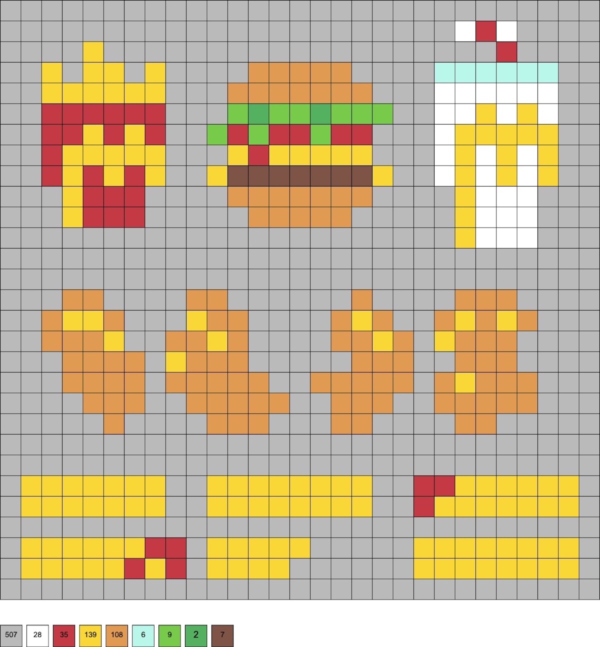 mcdonalds perler beads