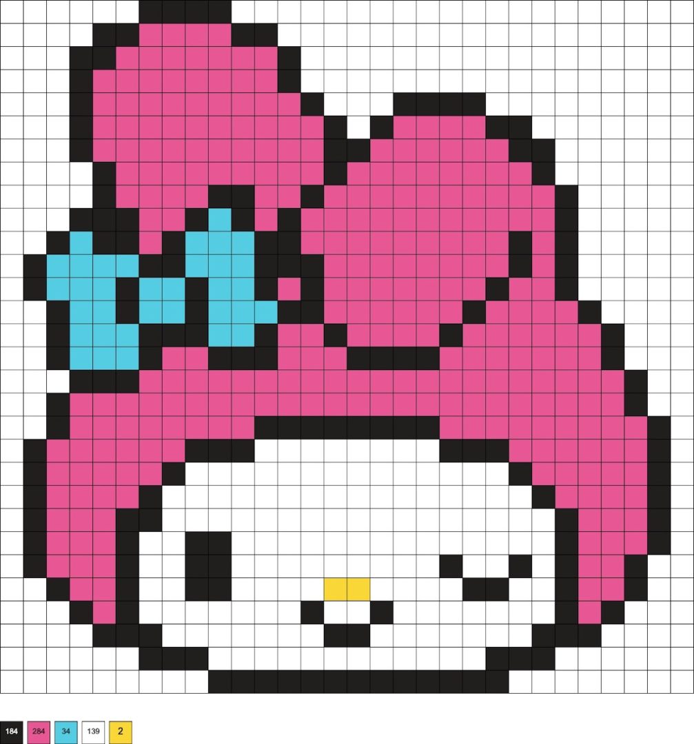 Sanrio Perler Beads (30+ Free Patterns!) - Artshow24