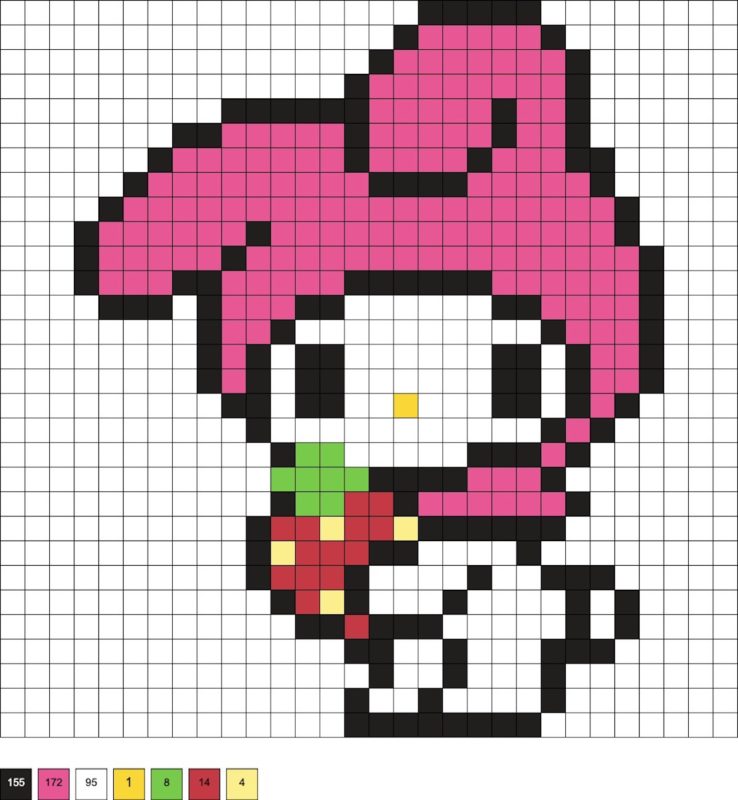 Sanrio Perler Beads (30+ Free Patterns!) - Artshow24