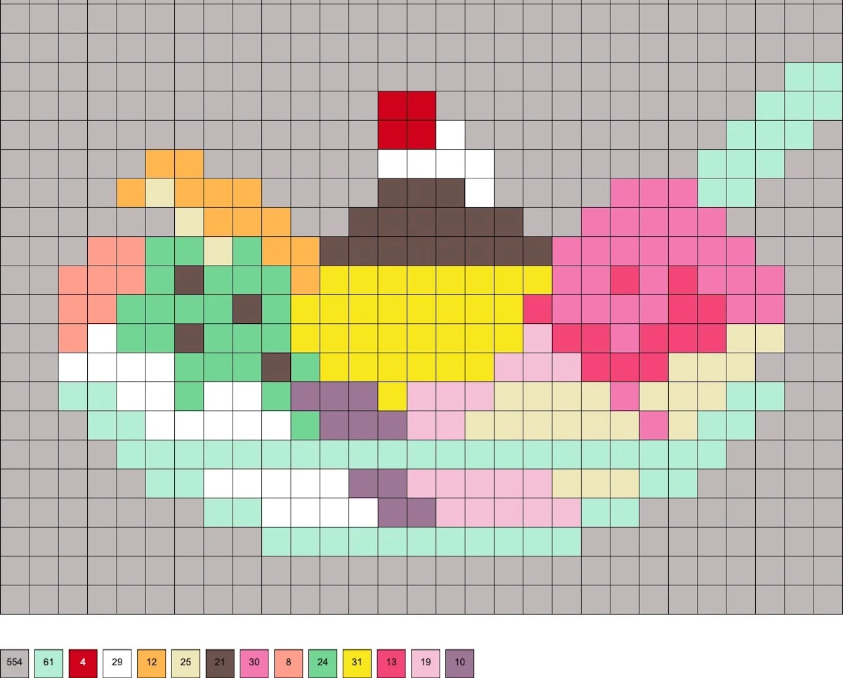 Food Perler Beads (75+ Free Patterns!) DIY Candy