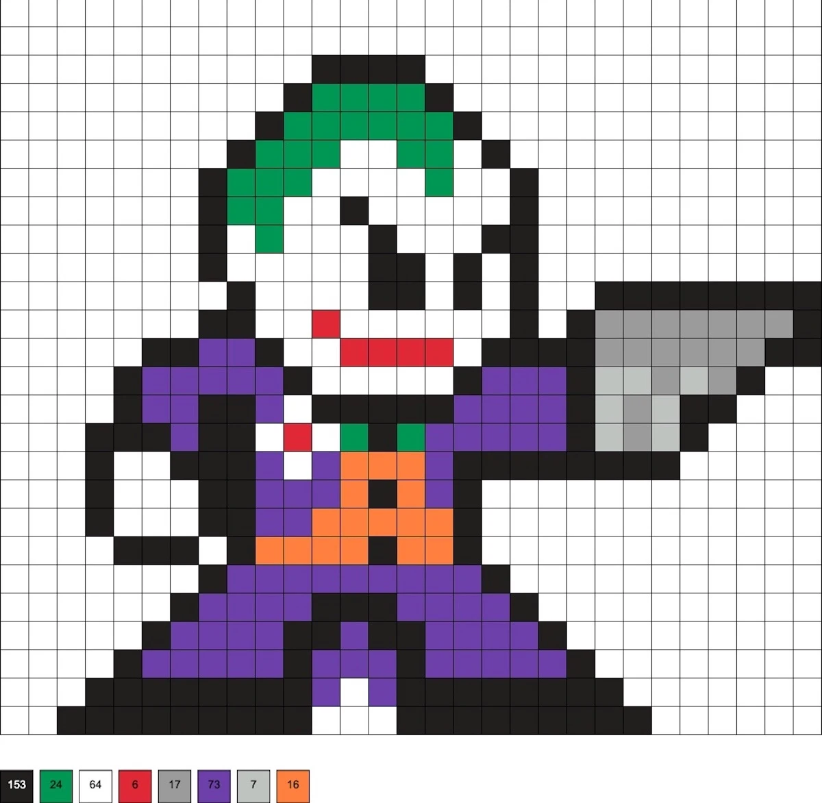 perler bead patterns joker