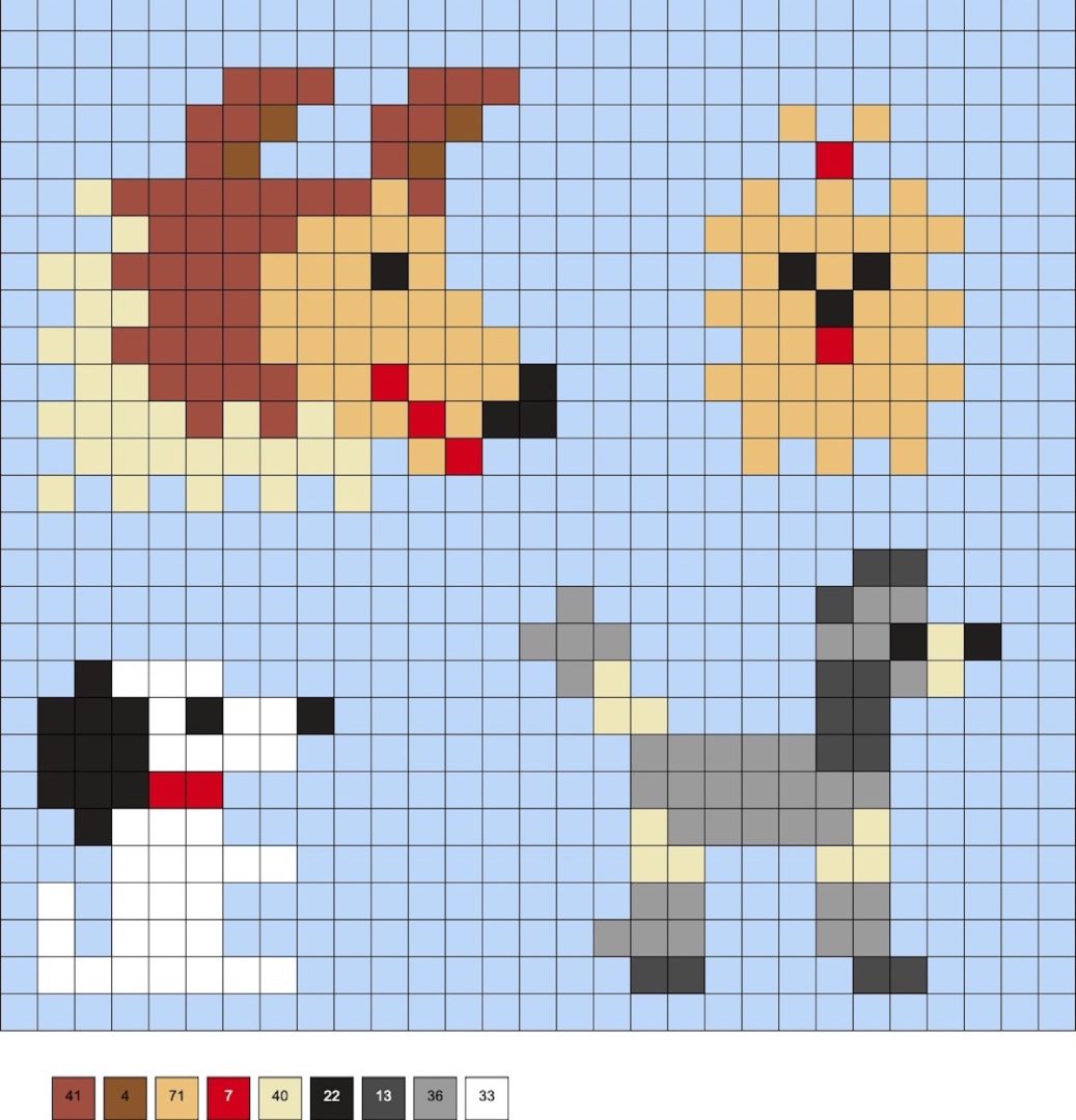 Dog Perler Beads (60+ Free Patterns!) - DIY Candy