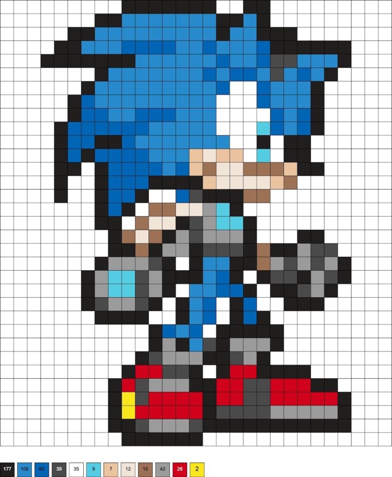 Sonic Perler Beads (30+ Free Patterns) - DIY Candy