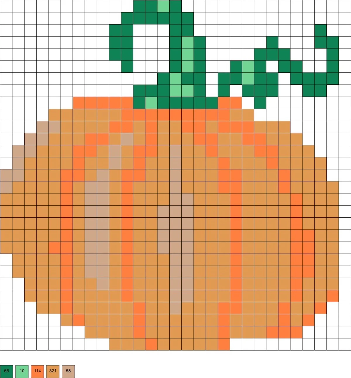 pumpkin fuse beads