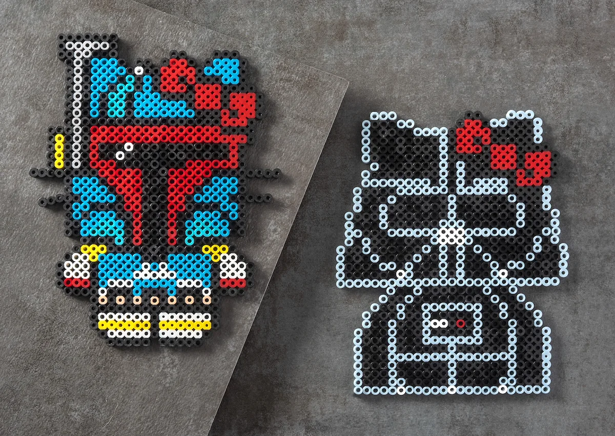 star wars hello kitty perler beads