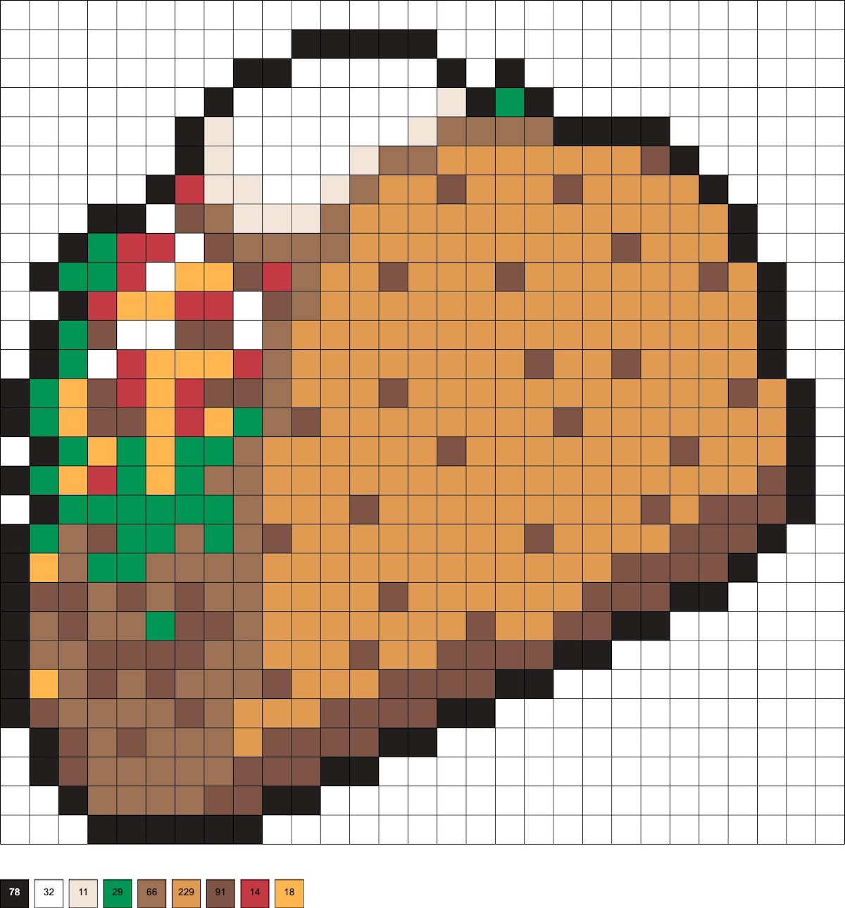 taco perler beads