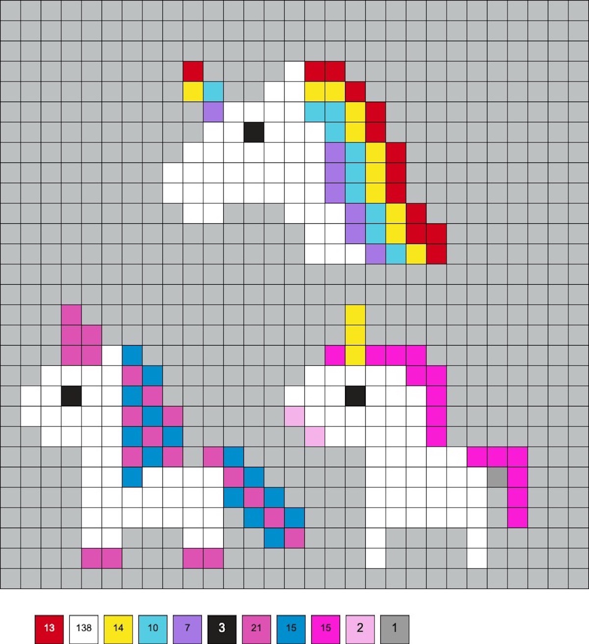 unicorn perler bead patterns