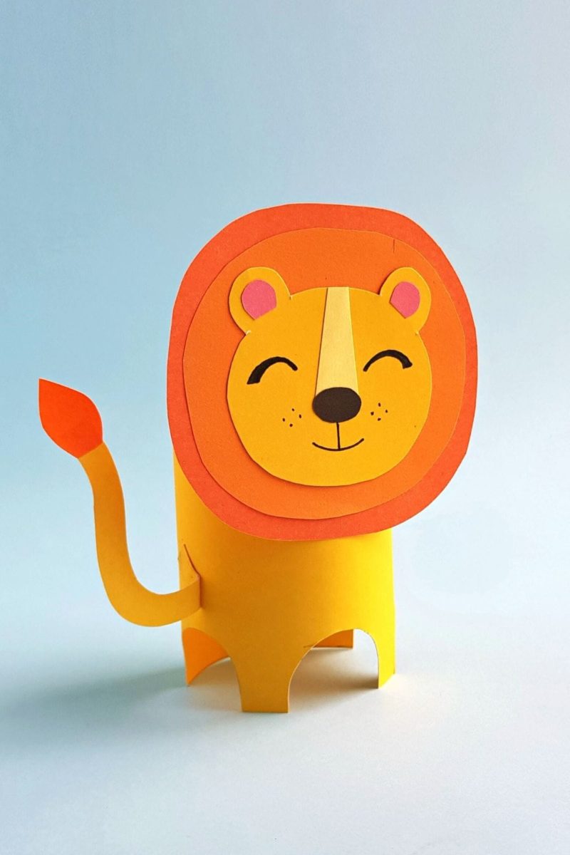 Lion Crafts for Kids - DIY Candy