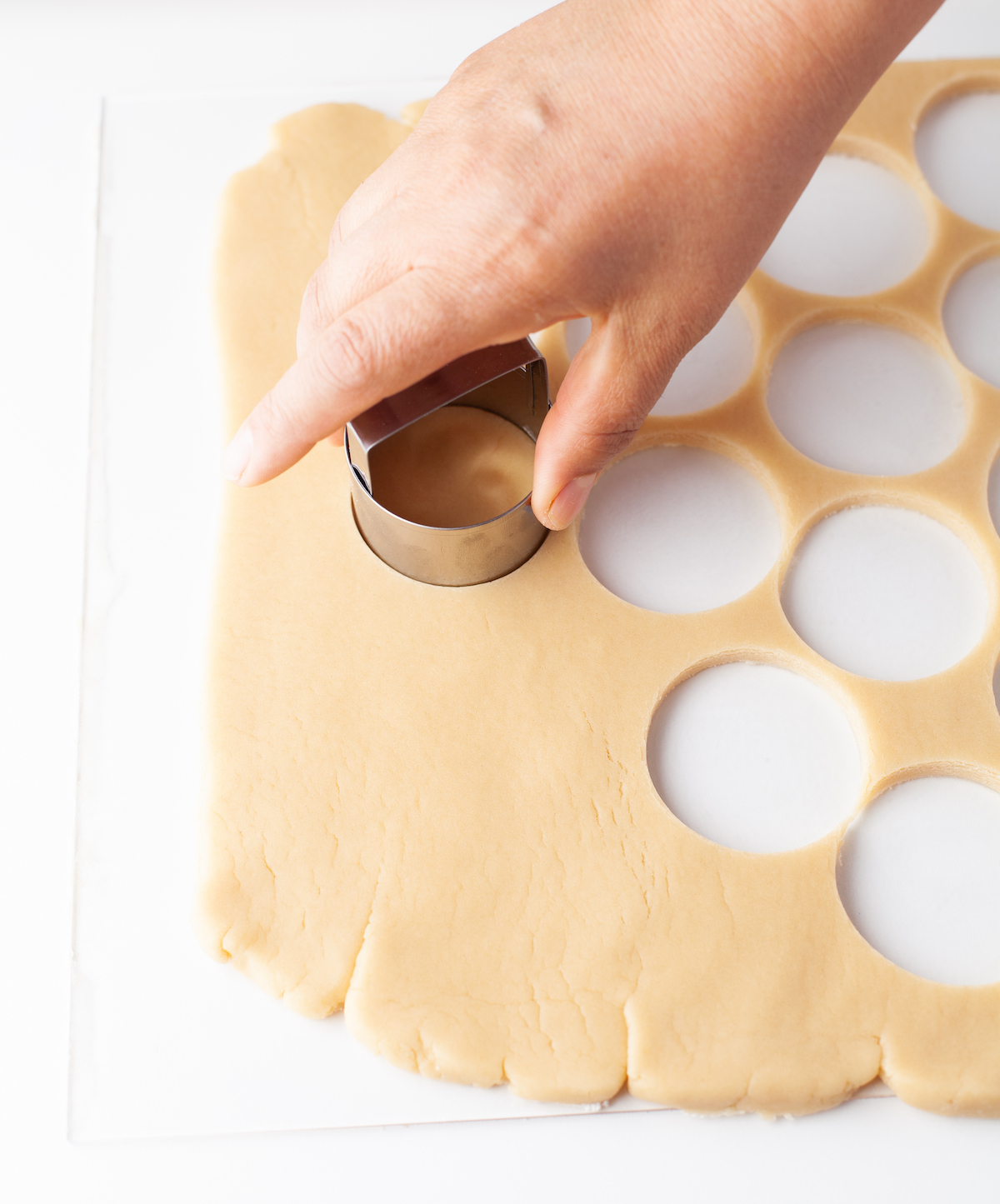 Cut the shapes out with a cookie cutter