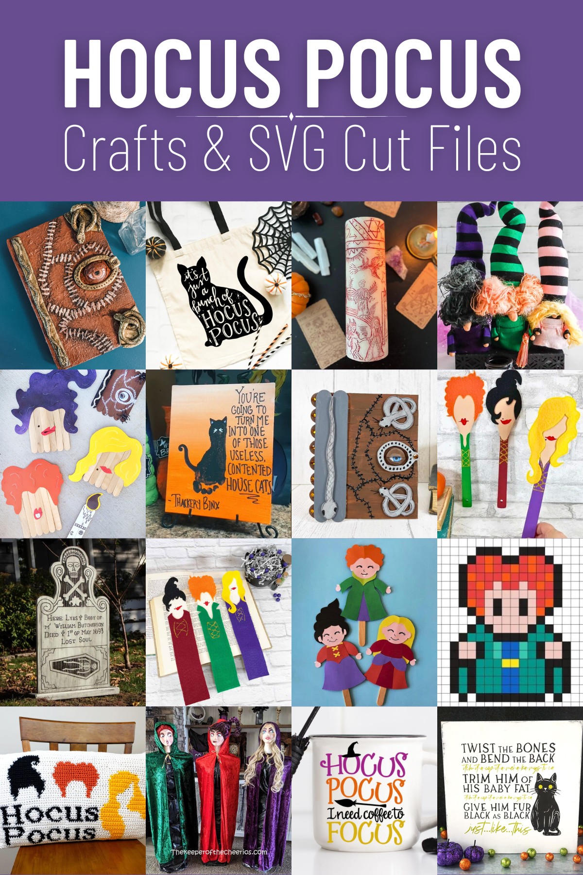 Hocus Pocus Crafts and SVG cut files