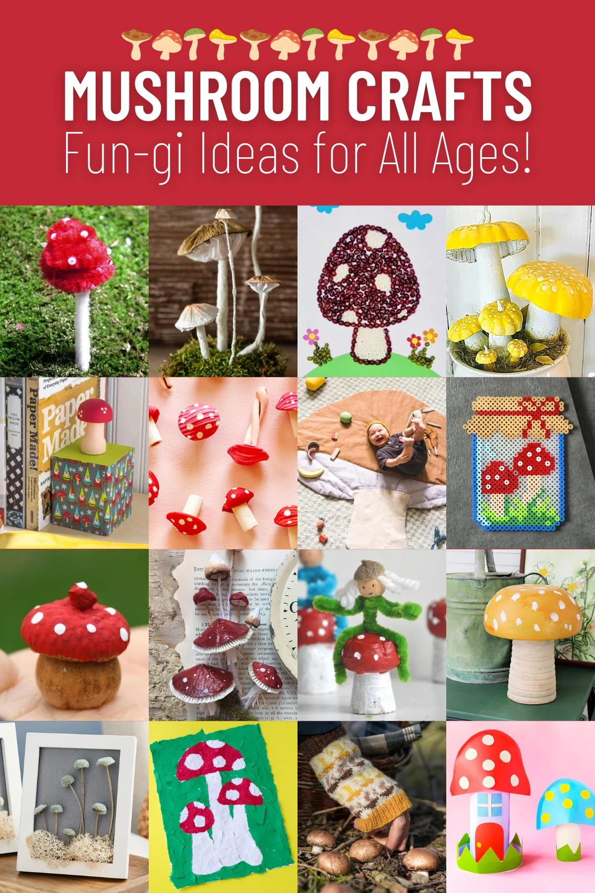 Mushroom crafts for all ages