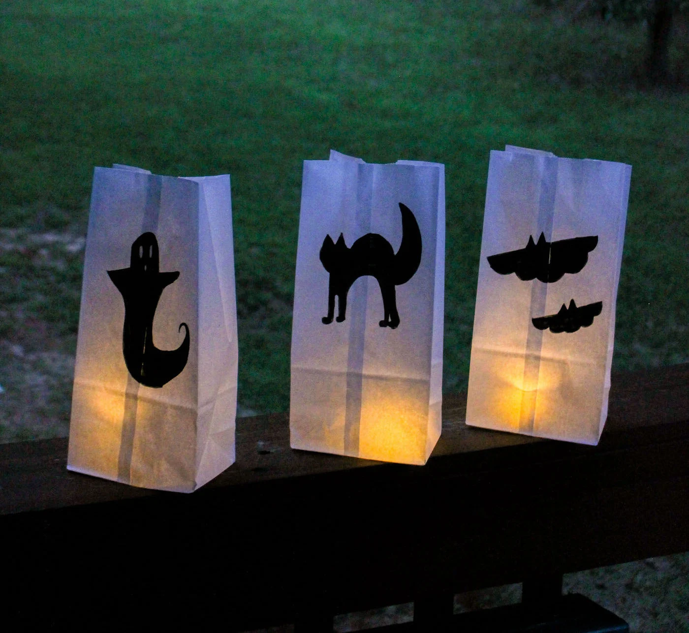 Lanternas de papel DIY para Halloween