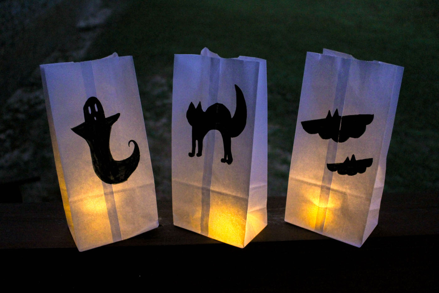 lanternas de papel do dia das bruxas
