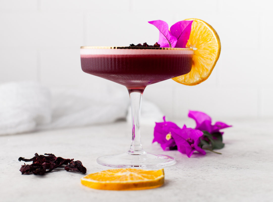 gin cocktail with campari