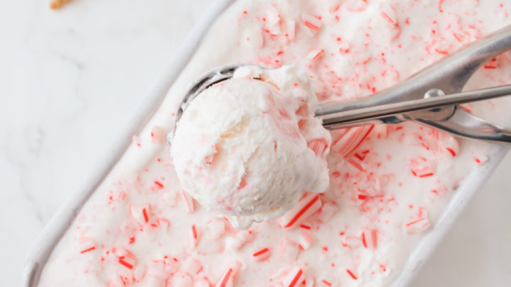 Candy Cane Ice Cream in a Bag Recipe