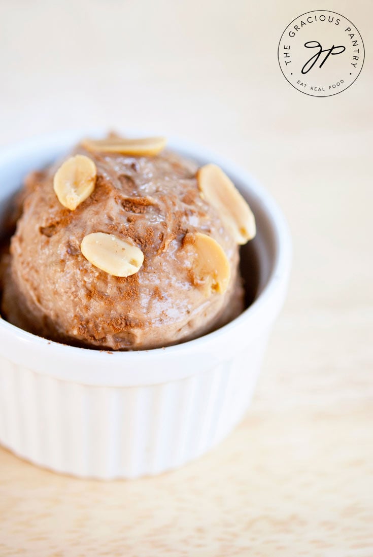 Clean Eating Chocolate Peanut Butter Banana Ice Cream Recipe
