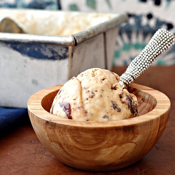 Salted Caramel Turtle Fudge Swirl Ice Cream (No-Churn)
