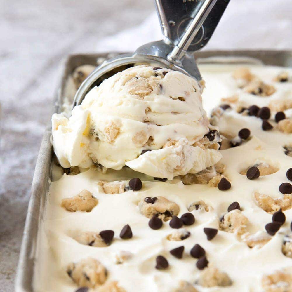 No Churn Cookie Dough Ice Cream