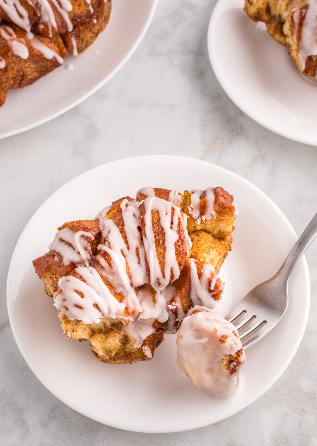 monkey bread using cinnamon rolls