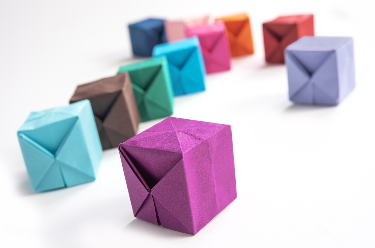 how to make an origami cube