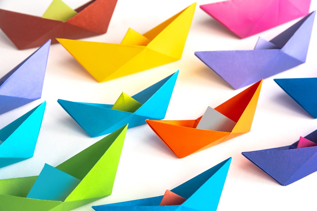 origami boat