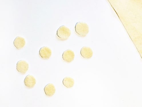 Cut Off White Circles