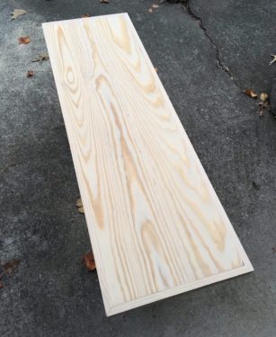 Glued boards for bench top