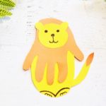handprint lion craft