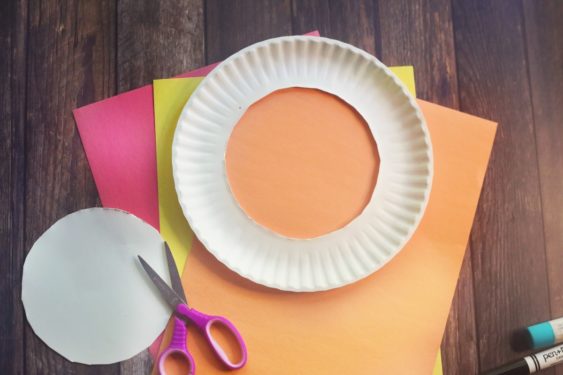 Cutting the Paper Plate