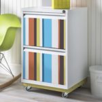spray paint a file cabinet feature