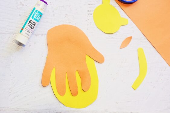 Glue Handprint to Body