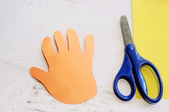 Trace and Cut Out Handprint