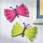 how to make clothespin butterflies